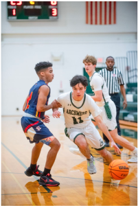  The Boy’s Basketball team in action!